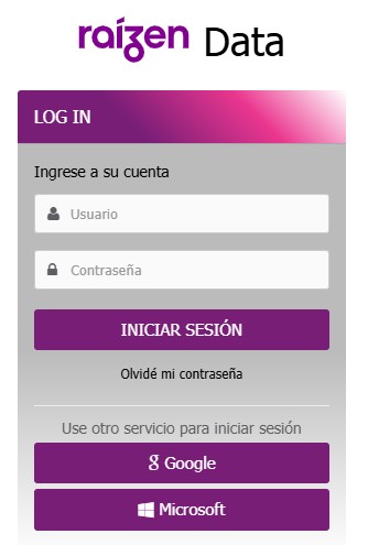 Ingreso a Plataforma Raízen